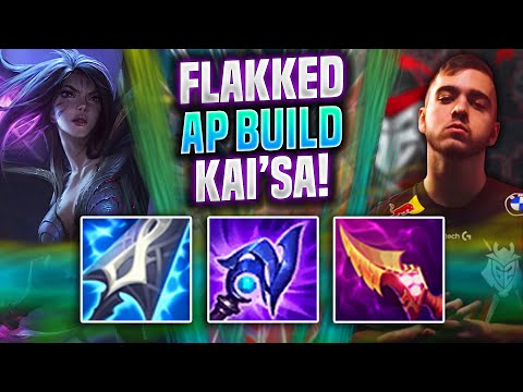 FLAKKED BRINGS BACK KAI'SA WITH AP BUILD! - G2 Flakked Plays Kai'sa ADC vs Jhin! | Preseason 2022