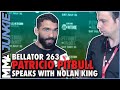 Patricio Pitbull Reacts To Scuffle With A J McKee At Press Conference Bellator 263