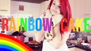 RAINBOW CAKE | Cherry's Kitchen