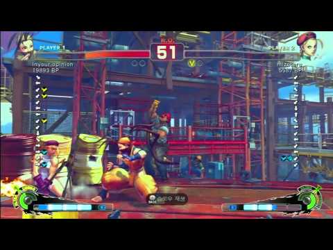 SSF4 Rank Match  Inyour opinion (IB)  vs  mizoteru (CA)