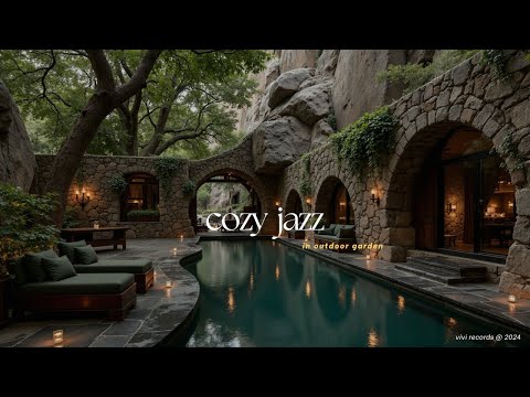 Peaceful Jazz With Garden View - Cozy Outdoor Jazz For A Calm Day For Deep Relaxation