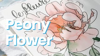 Watercolor Peony Tutorial | Wet-on-Wet Magic with My Favorite Brushes