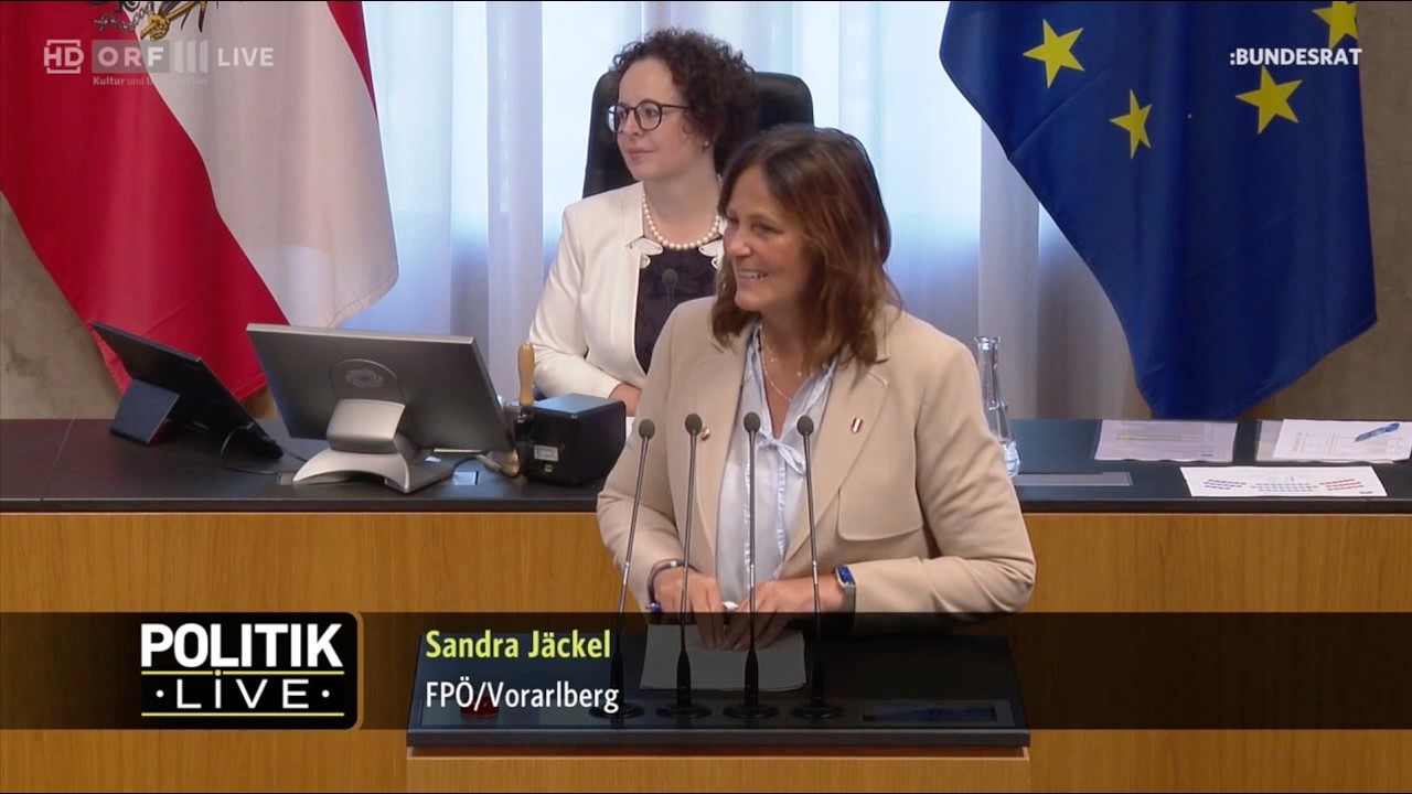 Sandra Jäckel - Erklärung LH von Vorarlberg - 16.7.2026