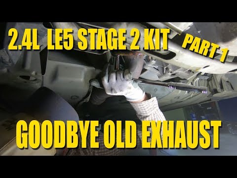 Removing The Exhaust - Changing Transmission Fluid 2007 Saturn Sky - RPM Stage 2 Kit Part 1