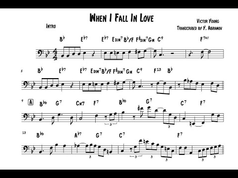 Ray Brown - When I Fall In Love(Bass Transcription)