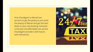 Chandigarh to Manali Taxi Cab