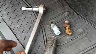 how to replace the oil pressure switch on Ford edge explorer