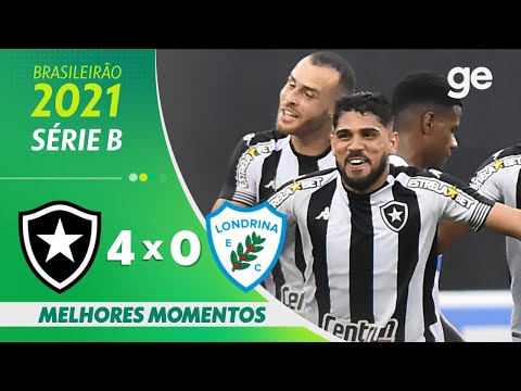 Gols e lances de Botafogo x Londrina