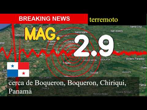 😱🚨 Terremoto cerca de Boquerón, Boquerón, Chiriquí, Panamá actualizaciones en vivo hoy: un temblor d