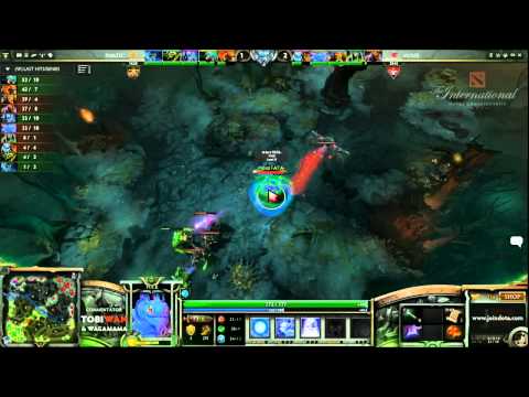 Mousesports vs Fnatic Game 2   The International 3 Group Stages   Tobi Wan & Waga