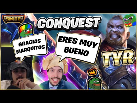 TYR, LO HAGO VER FÁCIL | Julio | Smite Ranked Conquest DuoQ Warchi 📸