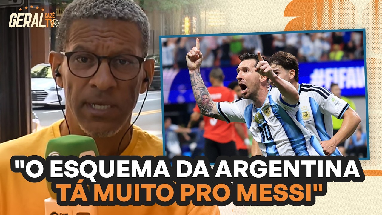 MESSI LIDERA, A ARGENTINA PASSA SUFOCO E AVANÇA DE FASE | GERAL CAZÉTV