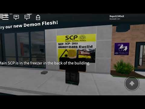 Scp roblox scp 2915