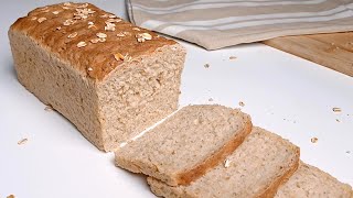 Healthy Honey Oats Bread - Best Homemade Bread Recipe ( Easy to make ) #breadrecipe