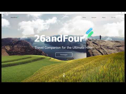Travel Website Design | Adobe XD