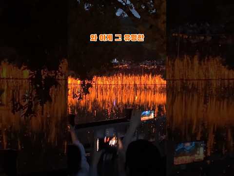 불꽃비가 내리는 함안 낙화축제🔥🔥 #shorts