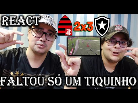REACT - FLAMENGO 2X3 BOTAFOGO BRASILEIRÃO 2023 #flamengo #botafogo #futebol #brasileirão