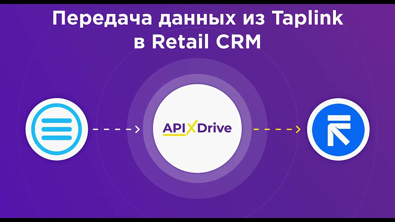Как настроить выгрузку данных из Taplink в Retail CRM? Как настроить выгрузку данных из Taplink в Retail CRM?