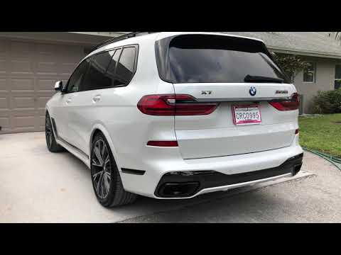 BMW X7 M50i exhaust sound