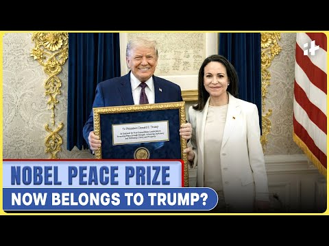Trump ACCEPTS Nobel Peace Prize Medal from Venezuela’s Machado