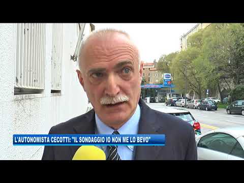 09/04/2018 - L'AUTONOMISTA CECOTTI: IL SONDAGGIO NON ME LO BEVO