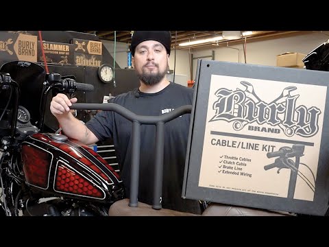 Burly Brand - Dominator Handlebar & Cable Kit Installation