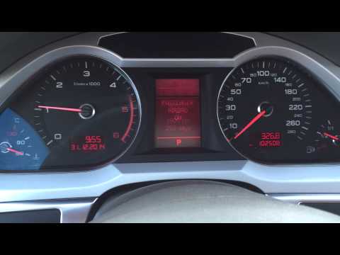 Audi A6 2.0 TDI 170 HP MY 2011 COLD START