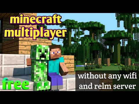 Joking Point - How to play minecraft multiplayer without wifi and relm server | omlet arcade no wifi