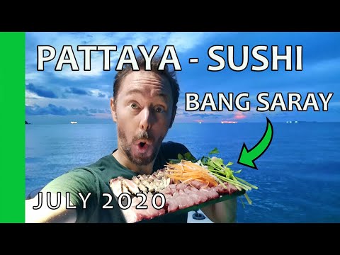 Il miglior SUSHI di PATTAYA (a BANG SARAY BEACH), THAILANDIA 2020