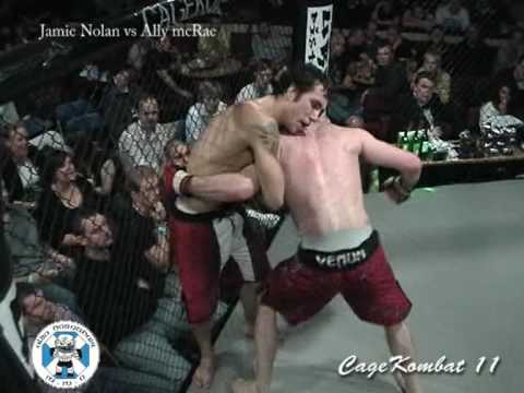 Cage Kombat 11. Jamie Nolan vs Ally mcRae. Round 3