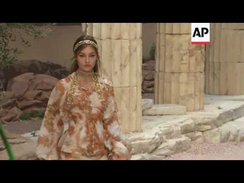 Lagerfeld brings Ancient Greece to Paris for the latest Chanel Cruise show