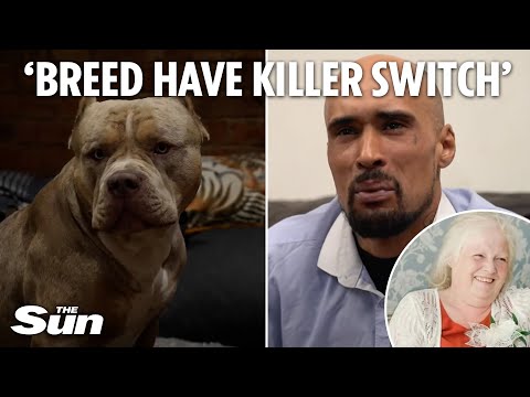 Tearful XL bully owner Ashley Warren BEGS for breed to be ‘wiped out’ after they killed his mother