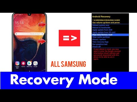How to Enter Recovery Or Factory Reset Mode All New Samsung #วิธีเข้าหน้าล้างเครื่องSamsungรุ่นใหม่ๆ