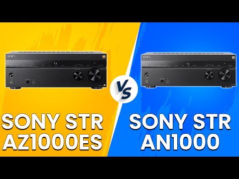 Sony STR AZ1000ES vs Sony STR AN1000 - What Are The Differences? (A/V Receiver Comparison!)