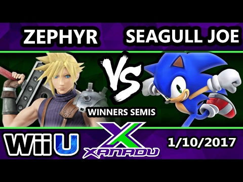 S@X 184 - Zephyr (Cloud) Vs. InC | Seagull Joe (Sonic) - SSB4 Winners Semis - Smash for Wii U