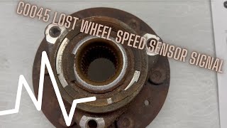 2014 Traverse C0045  Wheel Speed Signal Drops Out