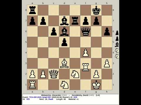 Moiseenko, Alexander vs Gorodetzky, David | Israel Chess 2025