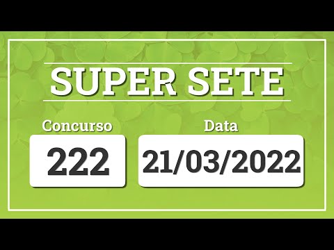 Capa de SUPER SETE 222