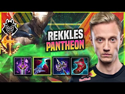 REKKLES IS A GOD WITH PANTHEON JUNGLE! - G2 Rekkles Plays Pantheon JUNGLE vs Kayn! | Patch 11.18