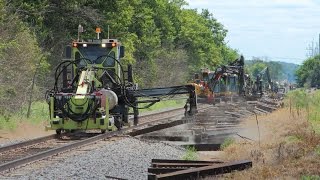 CSX Replacing Railroad Ties on the CE&D sub