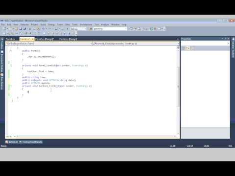 Forma C# truyền dữ liệu giữa các