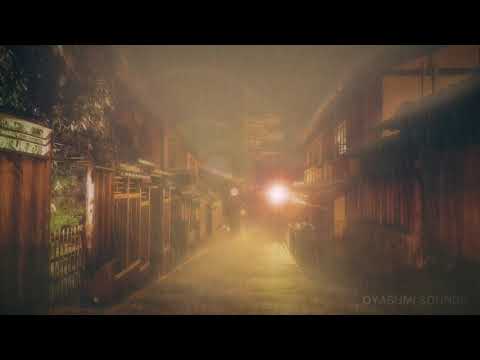 Relaxing Heavy Rain Sounds in Kyoto, JAPAN