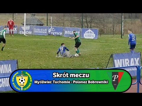Skrót meczu | Myśliwiec Tuchomie 4-0 Polonez Bobrowniki | 5 Liga - Słupsk
