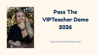 Tips for the VIPTeacher Demo – Updated for 2026