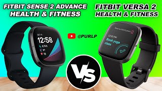 Fitbit Sense 2 Advanced vs Fitbit Versa 2 Health & Fitness Smartwatch