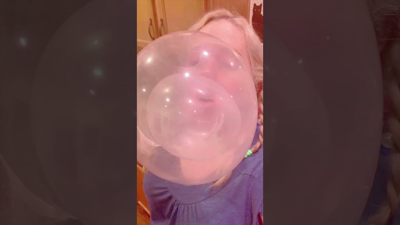 Bubbles within bubbles. Bubblegum blowing!
