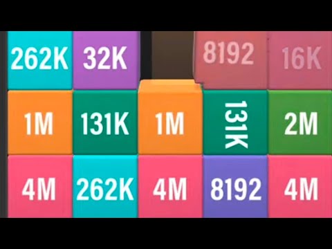 Riku Yun is live! Drop Block 3D Game with 4M Merge Numbers #games #trend #gameplay