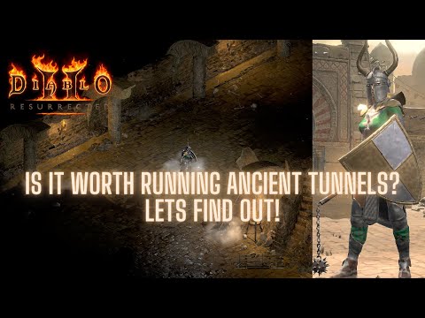 Diablo 2 Resurrected - 100 runs in hell Ancient Tunnels! Is this area worth farming? You decide!