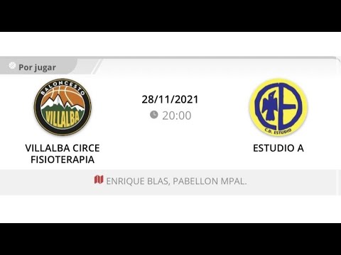 1ª Autonómica masc VILLALBA CIRCE FISIOTERAPIA - ESTUDIO