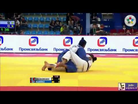 Judo 2013 World Masters Tyumen: Galbadrakh (MGL) - Mestre Alvarez (CUB) [-48kg] rep